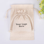 Custom Drawstring Jewelry Packaging Pouch Personalized Logo Chic Small Wedding Favor Bags